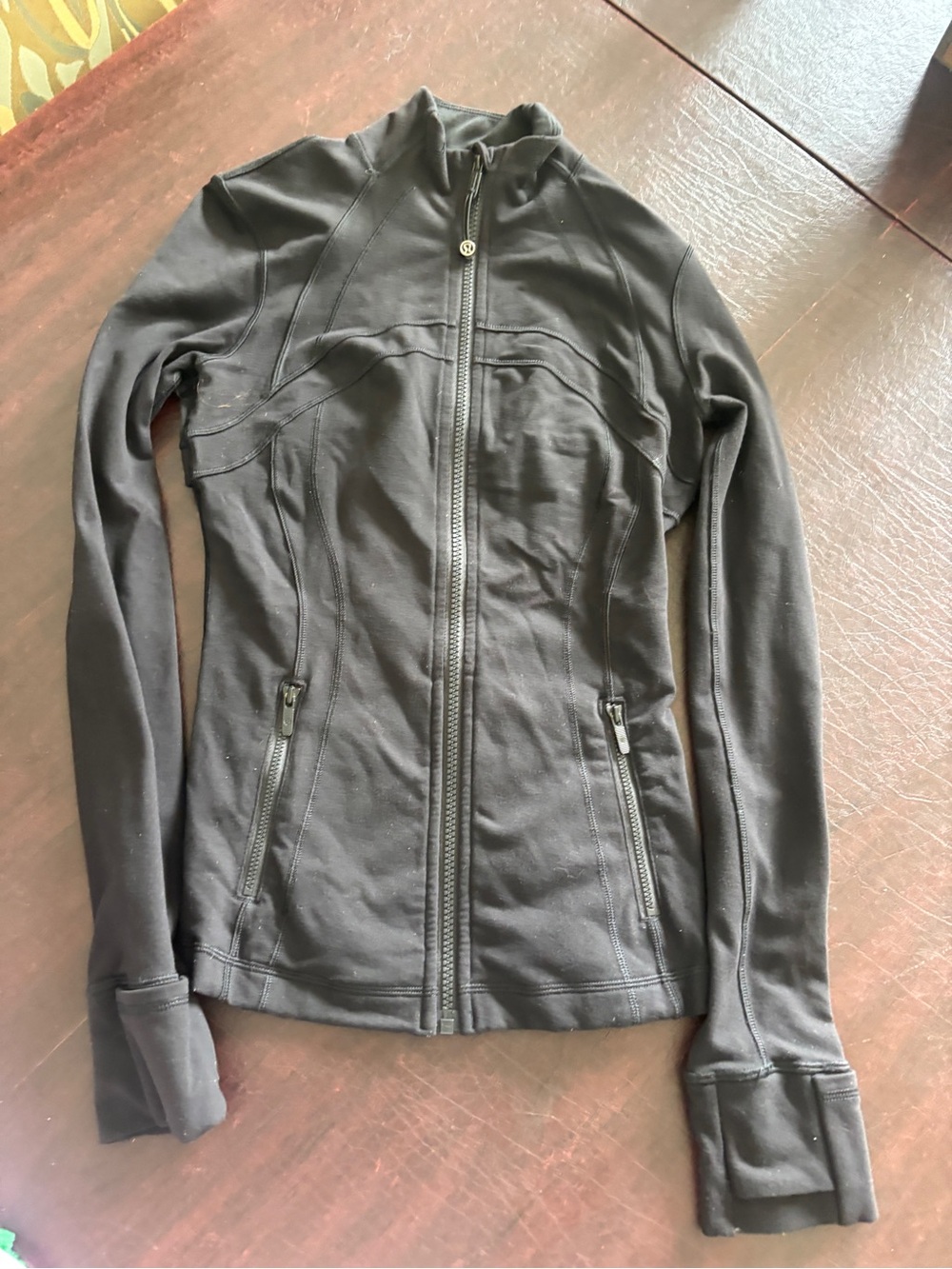 lululemon athletica Black Full-Zip Athletic Jacket